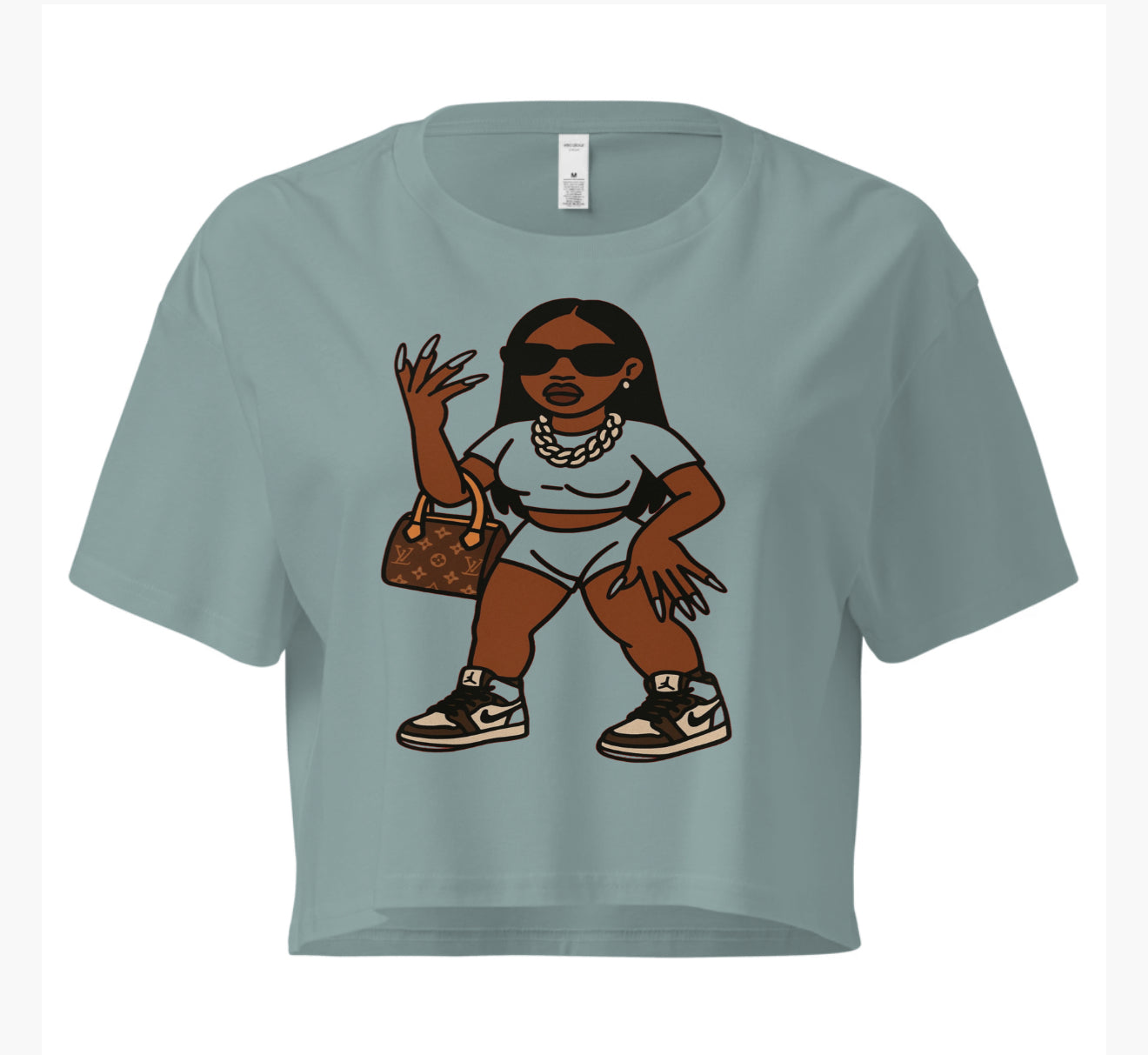 Baddie Crop Tee - (Free U.S. Shipping — Ships Separately)