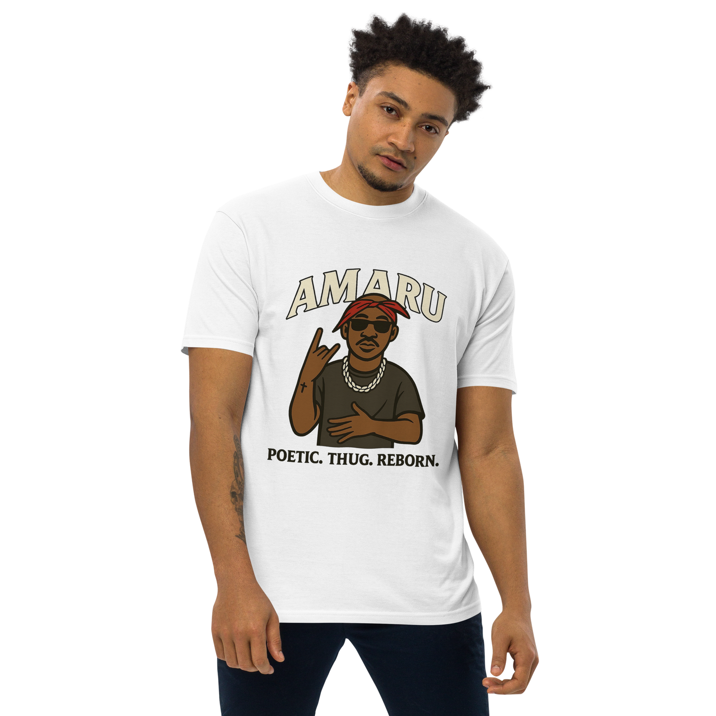 Pac Is Poetry Tee - (Free U.S. Shipping — Ships Separately)