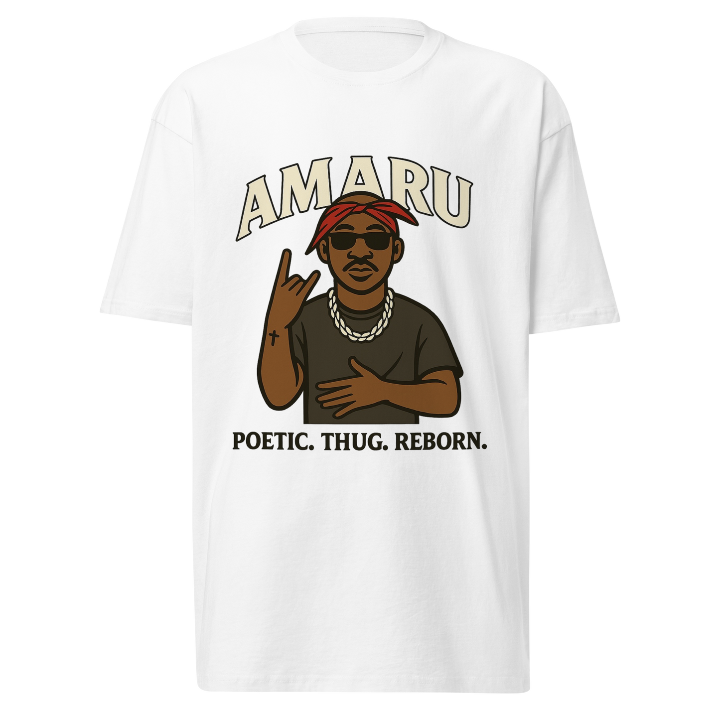 Pac Is Poetry Tee - (Free U.S. Shipping — Ships Separately)