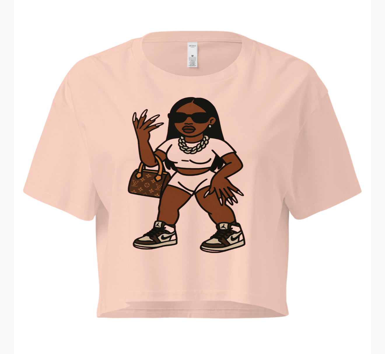 Baddie Crop Tee - (Free U.S. Shipping — Ships Separately)